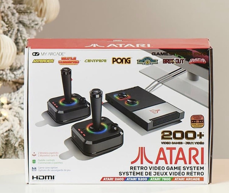 2023 New ATARI 2600 5200 7800 My Arcade Mini Classic Video Game System 200 Games