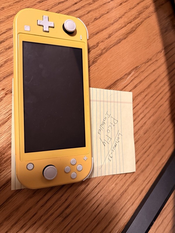 Nintendo Switch Lite Yellow Console Custom With Spare Parts And 1TB MicroSD Card