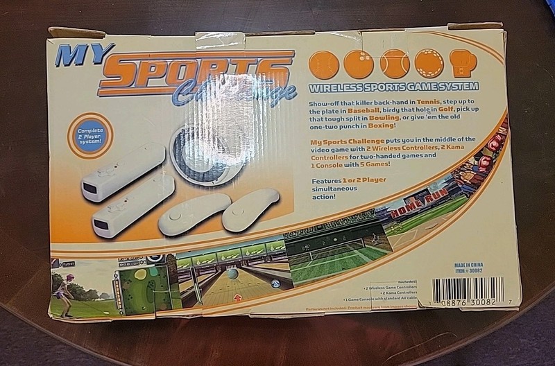 Vintage My Sport Challenge 5-in-1 Launch Edition White Plug & Play TV Game,Rare gallery