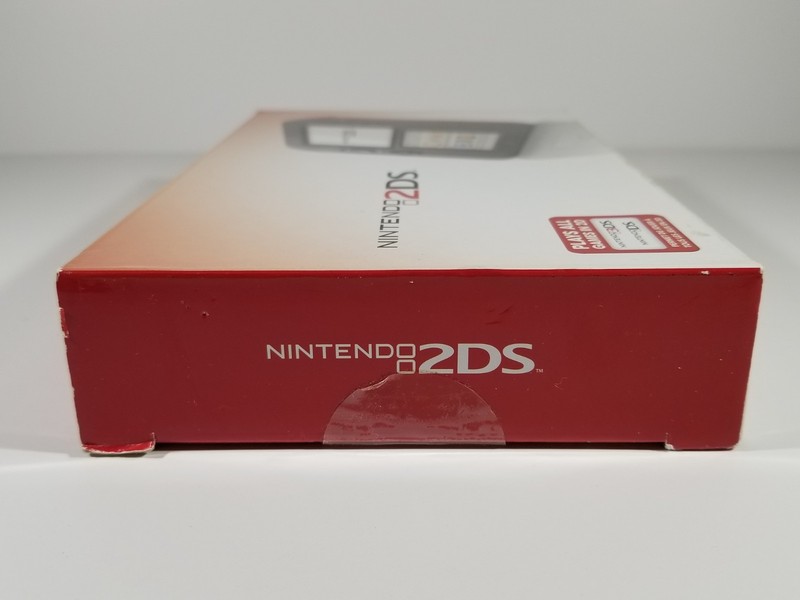 ¤ Empty Original Box Nintendo 2DS Crimson Red Handheld Console ¤ Manual Cards gallery