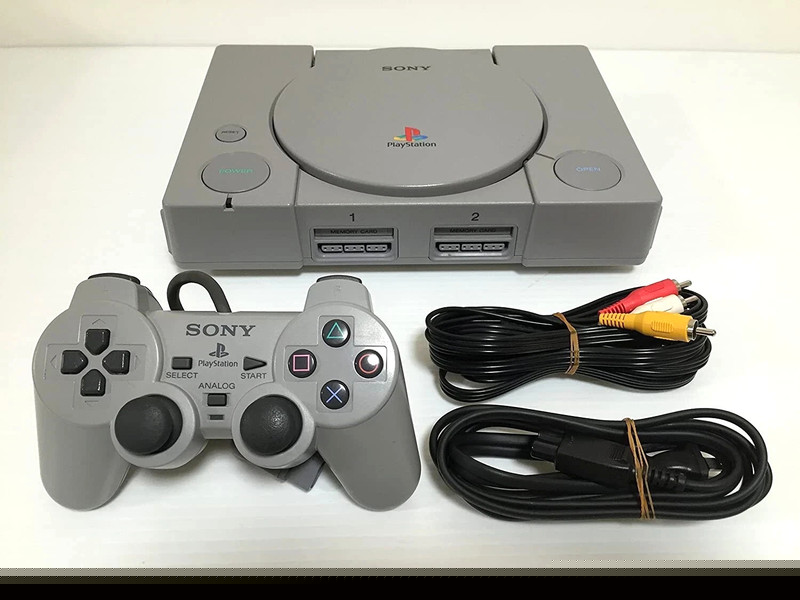 Official Sony PlayStation 1 PS1 Console Complete set Japan w/controller adapter