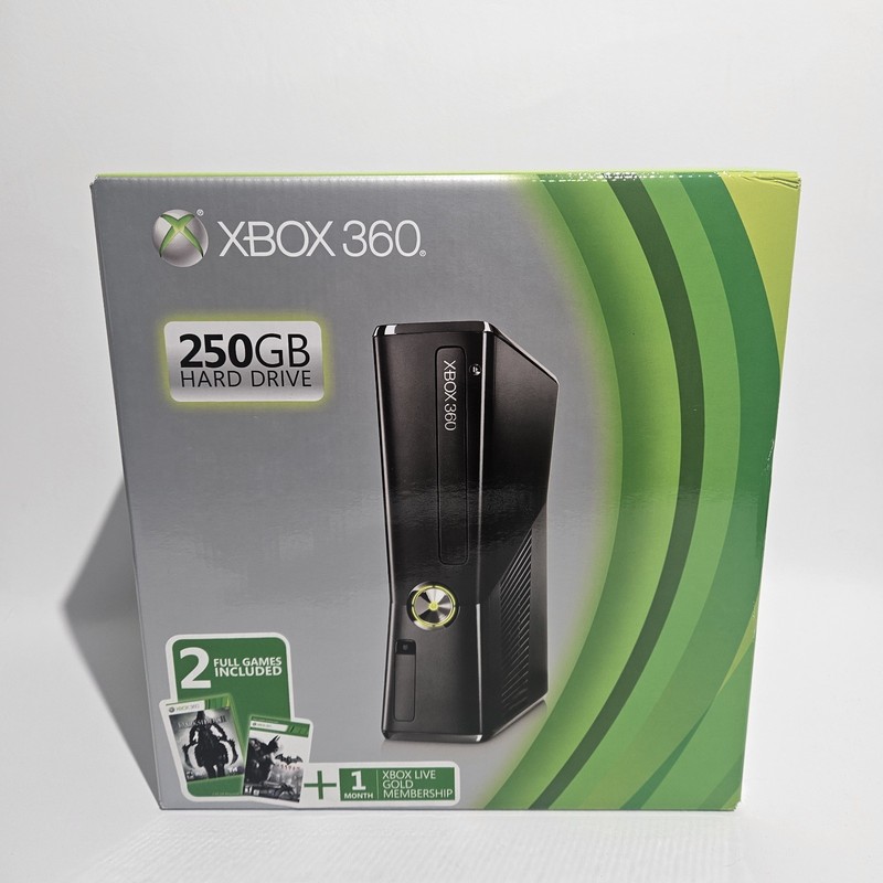 Microsoft Xbox 360 Slim S 250GB Console System Brand NEW Factory Sealed In Box