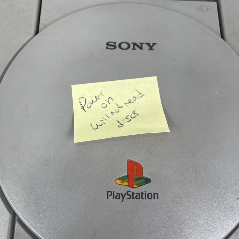 Lot of 3 Sony PlayStation 1 PS1 For Repair/Parts Disc Read Issue, No Picture gallery