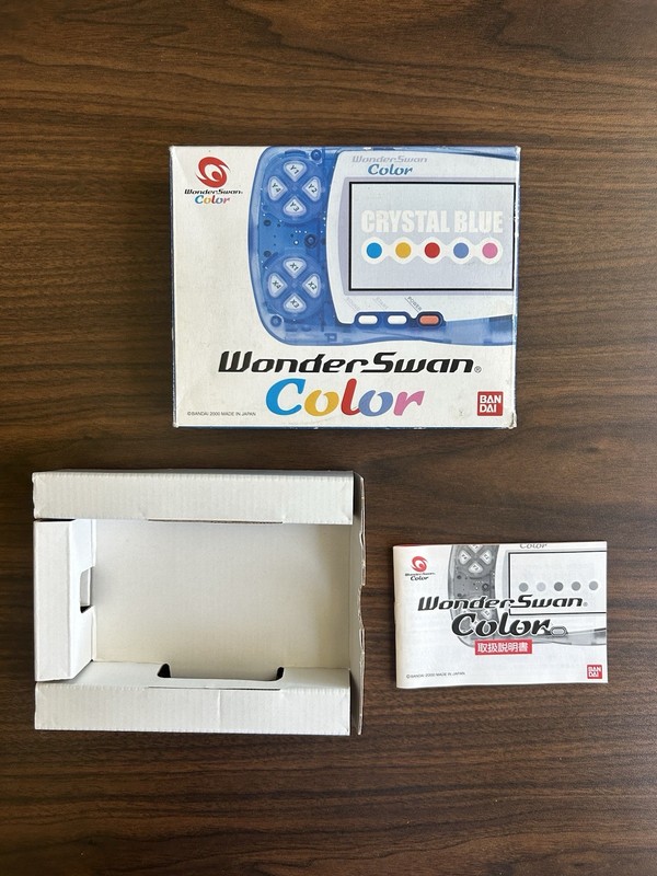 Clear Blue Wonder Swan Color BOX ONLY- fast shipping