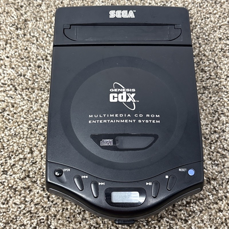 Sega Genesis CDX Black Console FOR PARTS OR REPAIR!!! READ DESCRIPTION!!!