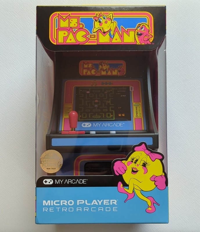 My Arcade Ms. Pac-Man Micro Player Retro Arcade Machine Easter