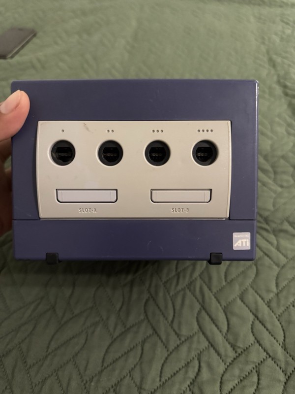 Nintendo GameCube DOL-101 Gaming System Indigo for Parts Or Repair gallery