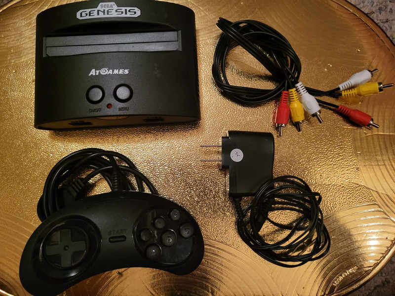 Sega Genesis AtGames Classic Console 80 Built in Games – Tested – One Controller