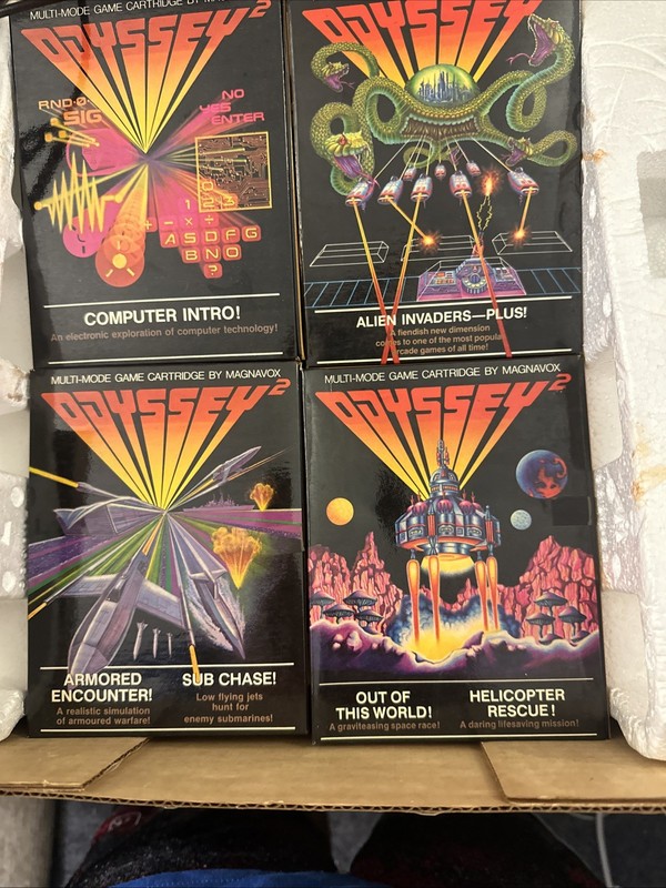 Magnavox Odyssey 2 + ORIGINAL BOX + 7 Games BUNDLE TESTED gallery