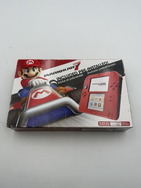 Nintendo 2DS Crimson Red 2 In Box