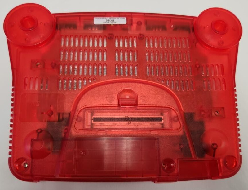 Vtg N64 Funtastic Watermelon Translucent RED Nintendo-64 Gaming Console System A gallery