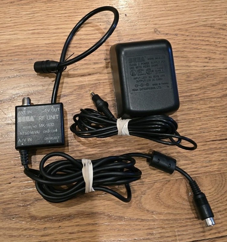 Original Sega Genesis System Model 2 Console Complete With Virtual Bart Game OEM gallery
