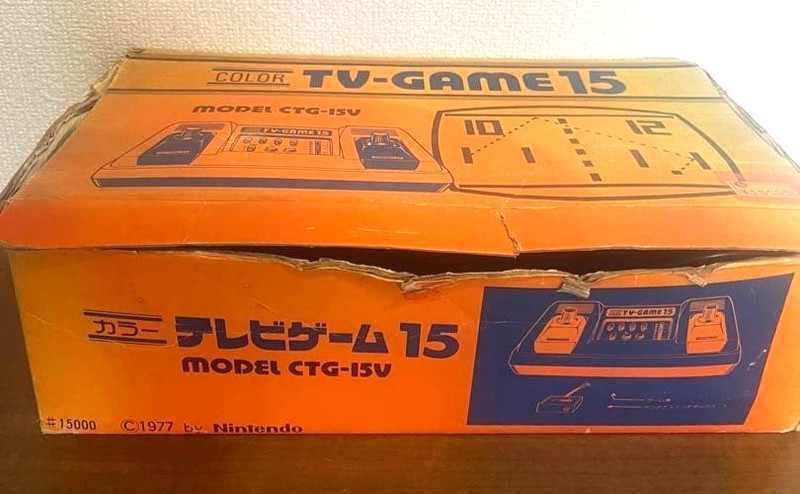 Junk Nintendo Color TV-GAME 15 Home Video Game Console CTG-15V w/ Box Japan Rare