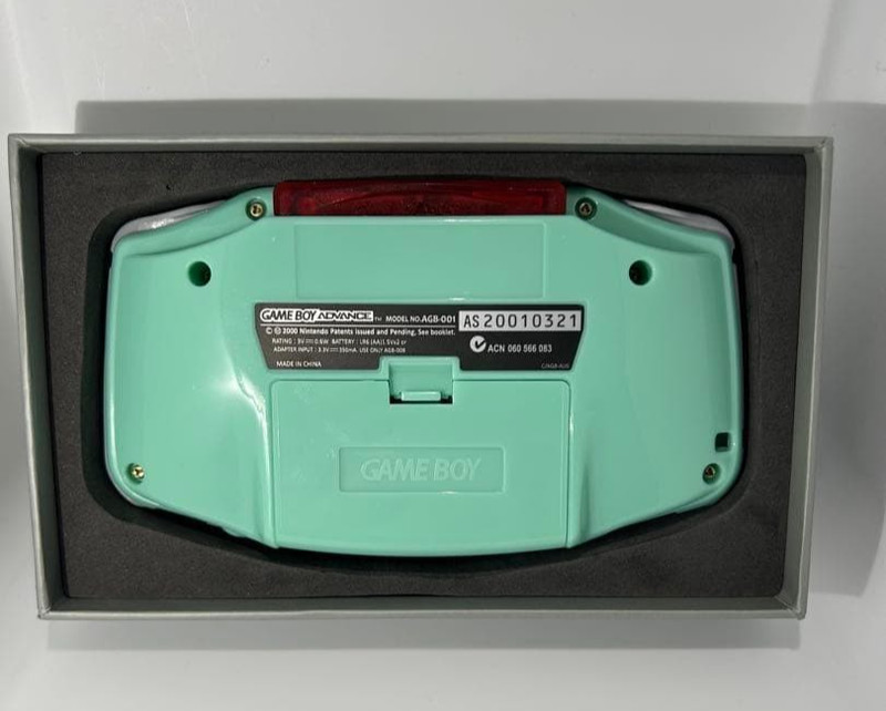 Nintendo Game Boy Advance Console Celebi Custom Green Handheld Body Only