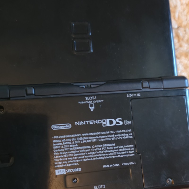 Nintendo DS Lite Black Handheld System Console for Nintendo DS, Headphone Jack gallery