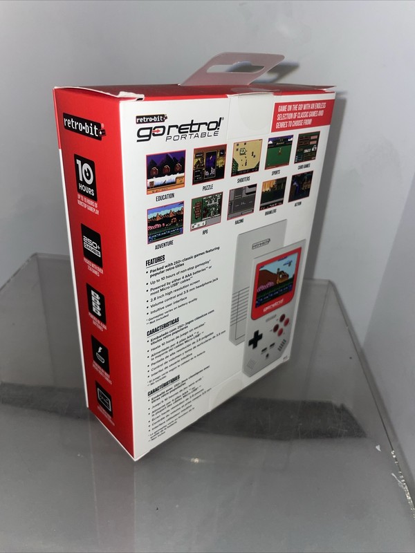 Retro-Bit Go Retro Portable 250+ Game Player Classic TETRIS Burger Time NEW gallery