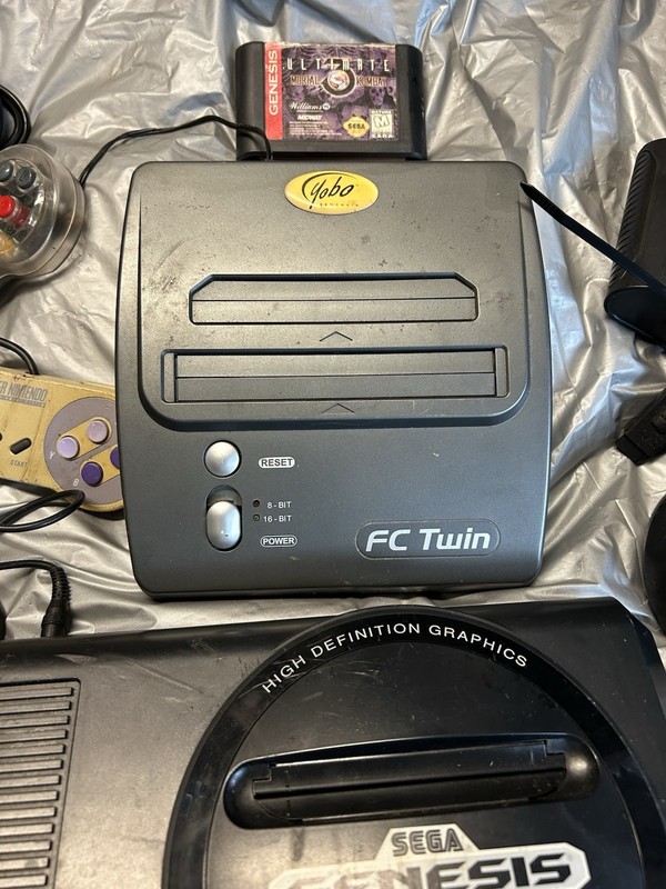 Sega Genesis Console 1601 with controller/hookups with ext port And More gallery
