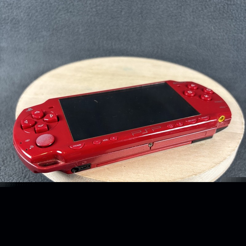 PlayStation Portable PSP-2001 LE Red Console w/ Battery Charger & Games - Tested gallery