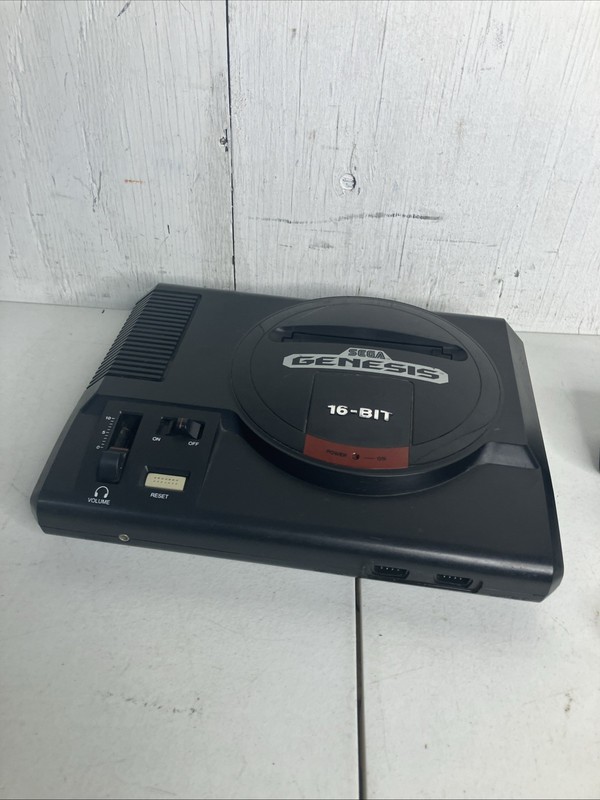 Sega Genesis System Model 1 Console Bundle 3 Games Sonic Football Basketball gallery
