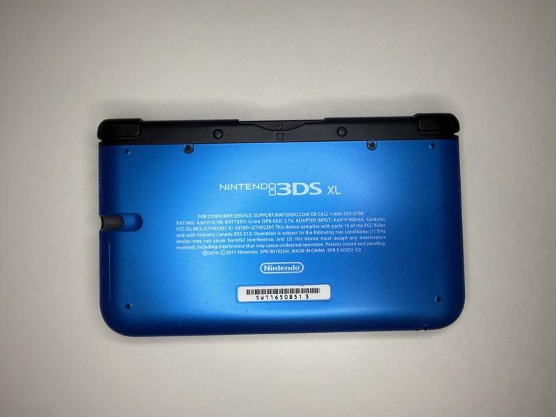 Nintendo 3DS XL Blue/Black 3D Capable Handheld System 4GB NTSC-U/C SPR-001 gallery