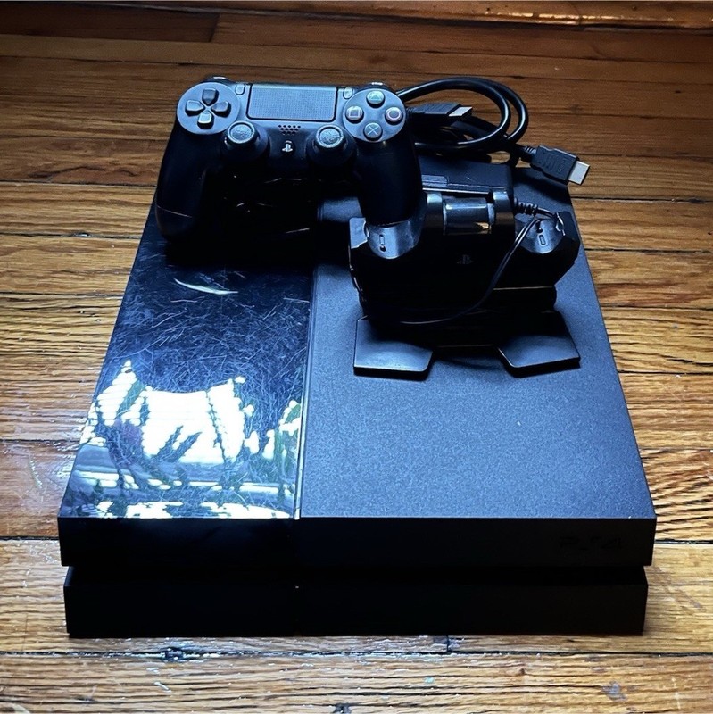 Sony PlayStation 4 PS4 500GB Black Console w/ DualShock 4, HDMI Cables, Wi-Fi