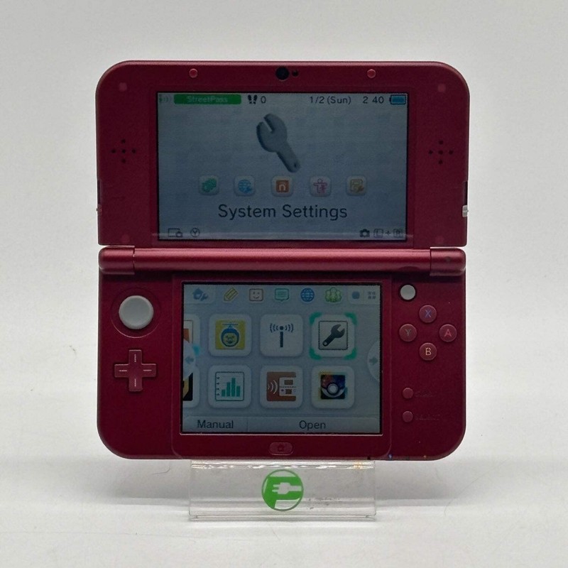 New Nintendo 3DS XL Handheld Game Console RED-001 Red/Black