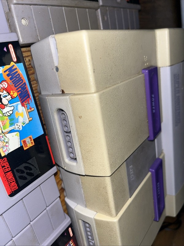 Super Nintendo SNES Console Video Game Bundle Lot of 10 Games - Tested Working gallery