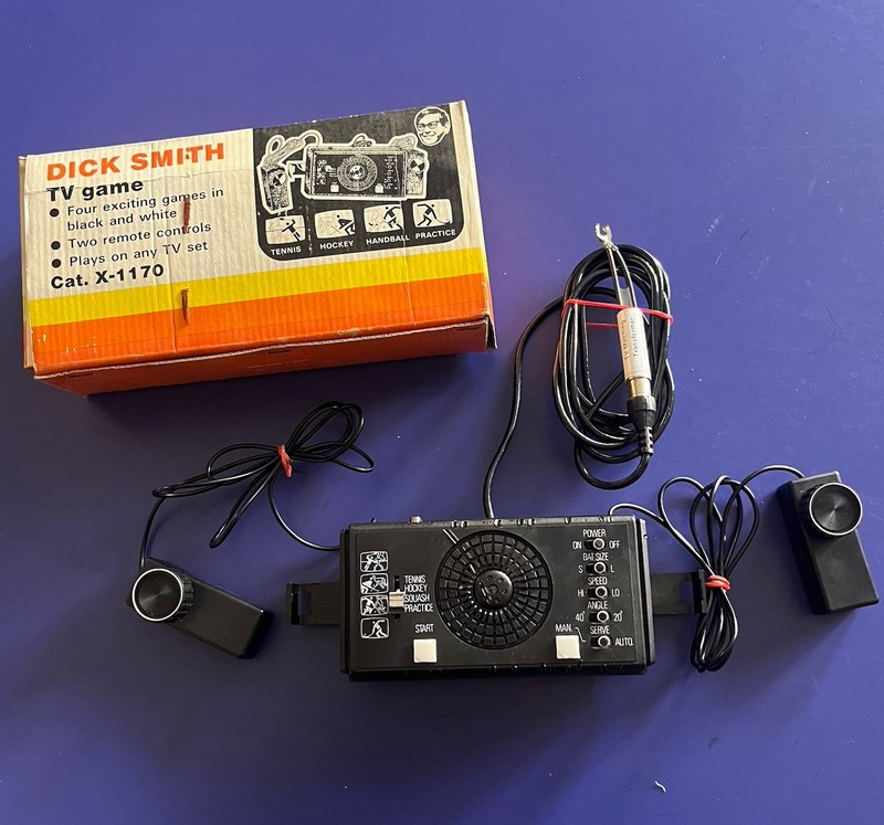 1970s Dick Smith TV Game X-1170 Vintage Console *FREE Next Day Post from Sydney*