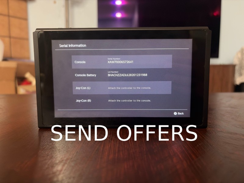 UNPATCHED Nintendo Switch v1 32GB Console (HAC-001) – SOLD AS IS – READ DESC