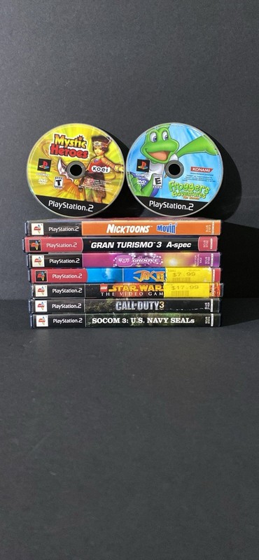 TESTED PlayStation 2 PS2 Bundle – 2 Controllers, EyeToy, Memory Cards & 9 Games gallery