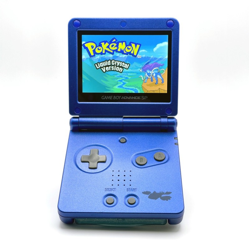 Nintendo Game Boy Advance SP Kyogre Sapphire IPS V5 USB-C Charging Console