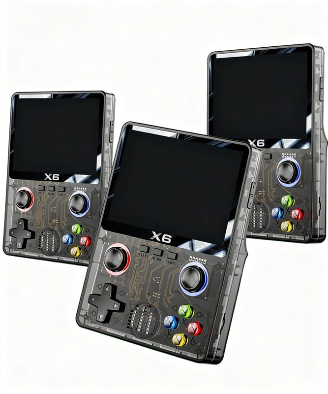 3pcs Retro Handheld Video Game Console Linux System LCD 3.5 Inch IPS Screen 32GB gallery