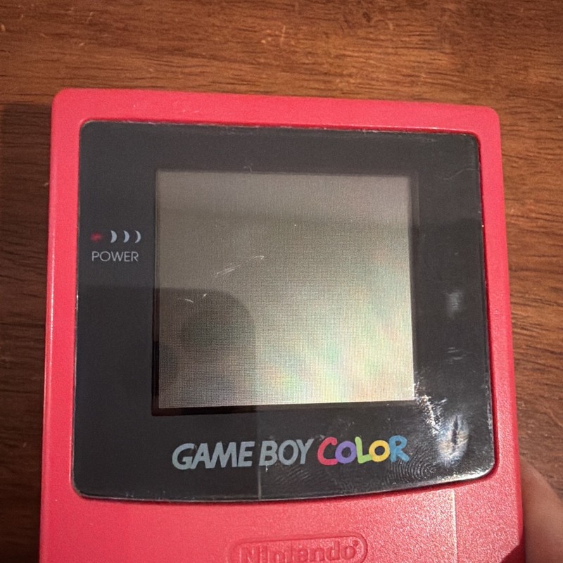Original Nintendo Game Boy & Berry Pink Color W/Pokémon Red & Silver W/extras!! gallery