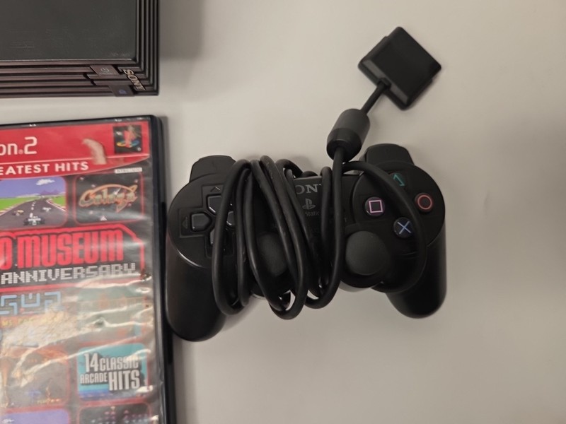 Sony PS2 Fat Console Bundle 1 Controller 2 Memory Cards & 2 Games Tested gallery