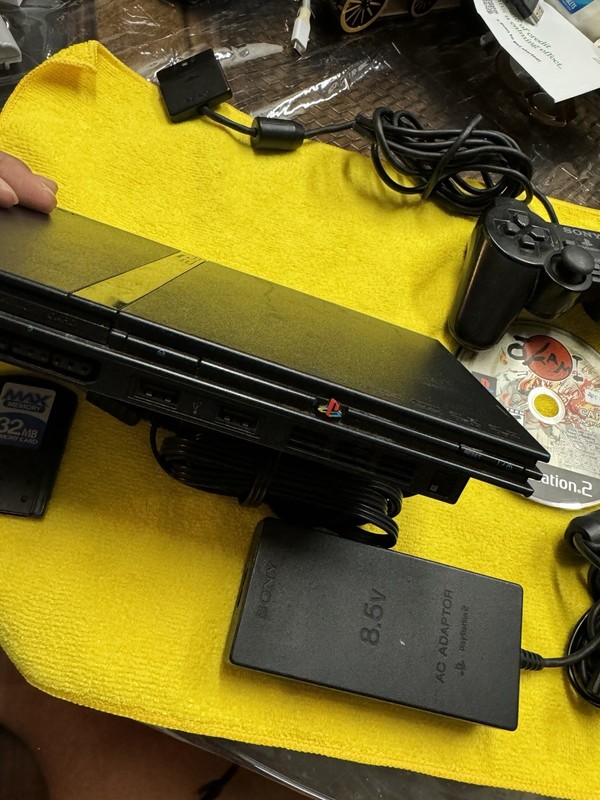 Sony PlayStation 2 (SCPH-75001) Slim Console, Tested With Acc And Games. Clean! gallery