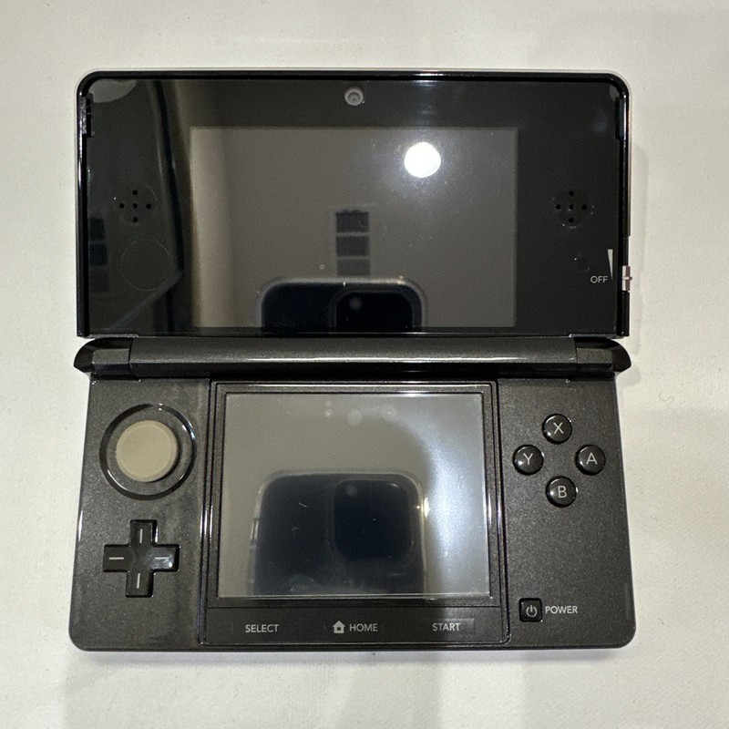 *TESTED* JAPANESE Nintendo 3DS Cosmo Black Console Complete In Box CIB #G63 gallery