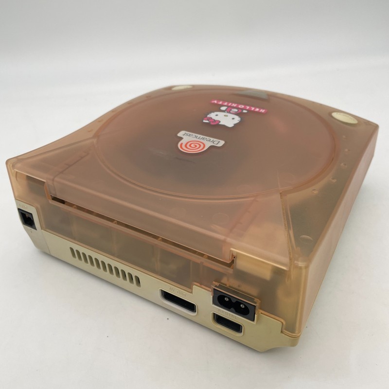 SEGA Dreamcast HELLO KITTY PINK HKT-3000 Console Set Tested w/ BOX gallery