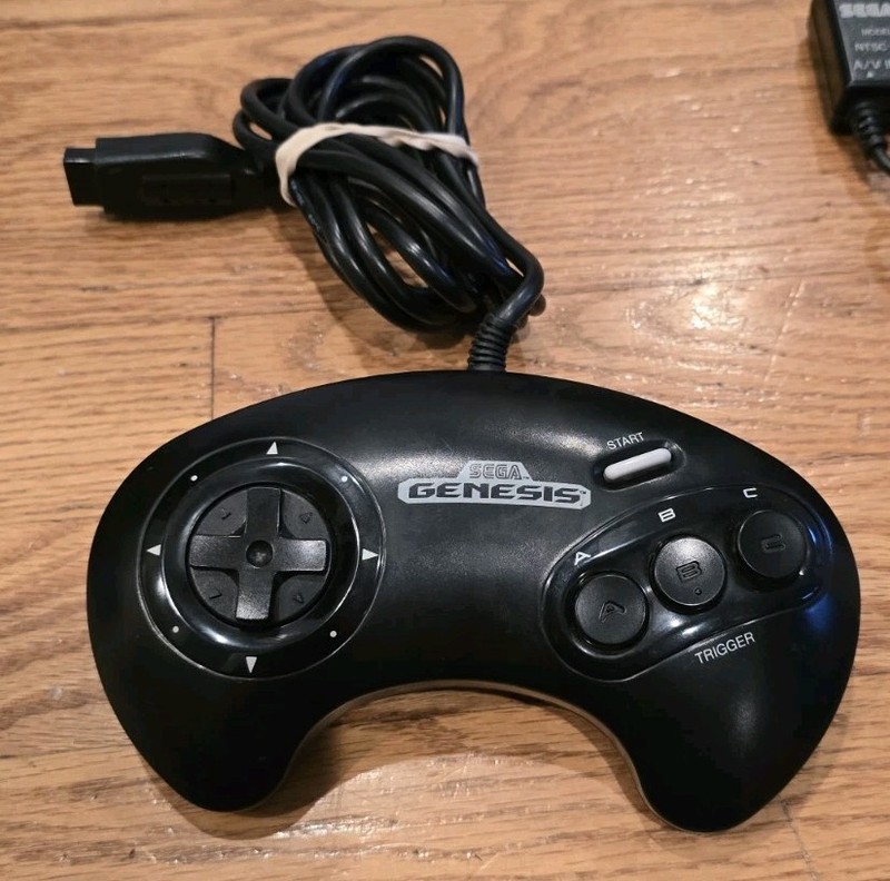Original Sega Genesis System Model 2 Console Complete With Virtual Bart Game OEM gallery