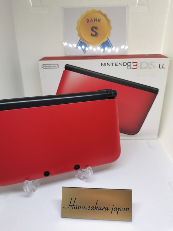 Nintendo 3DS LL Red & Black – Rank S | Tested Working | Used 19