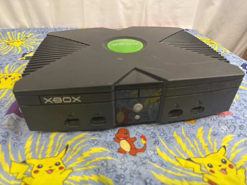Microsoft Original Xbox 8GB Home Console - Black - Untested For parts or repair gallery