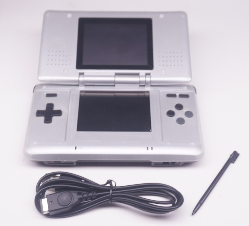 Nintendo DS Original Platinum Silver Handheld Console Refurbished New LCD Screen gallery