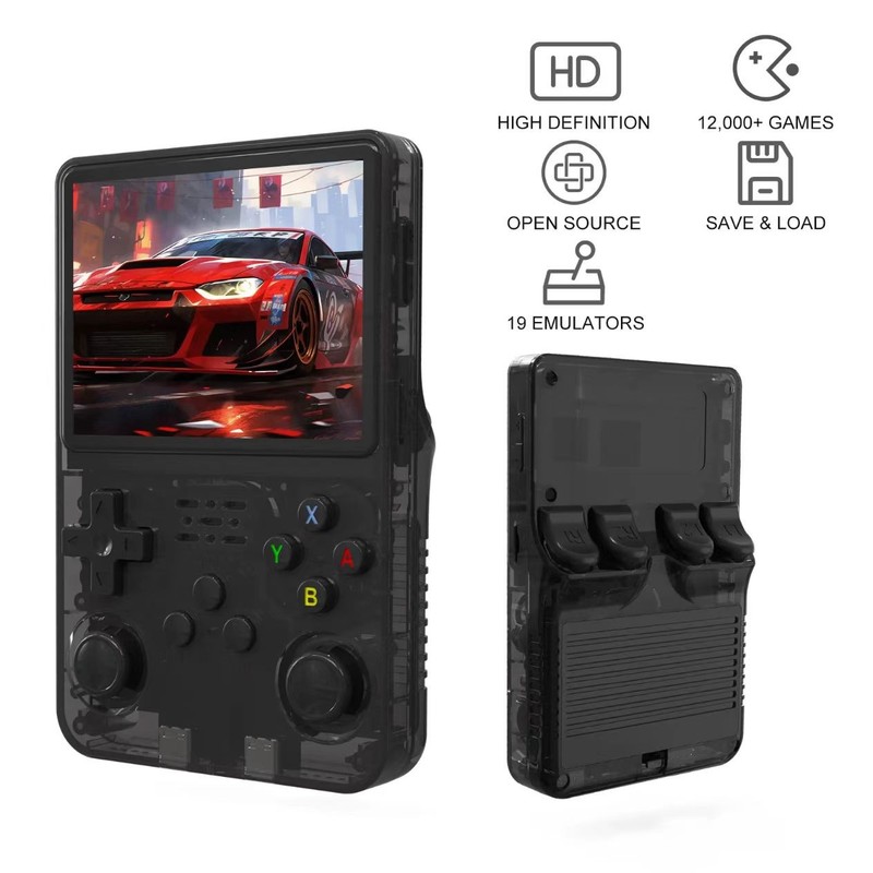 R40S PRO Handheld Game Console 3.5 Inch IPS Screen Mini Retro Console 30000Games