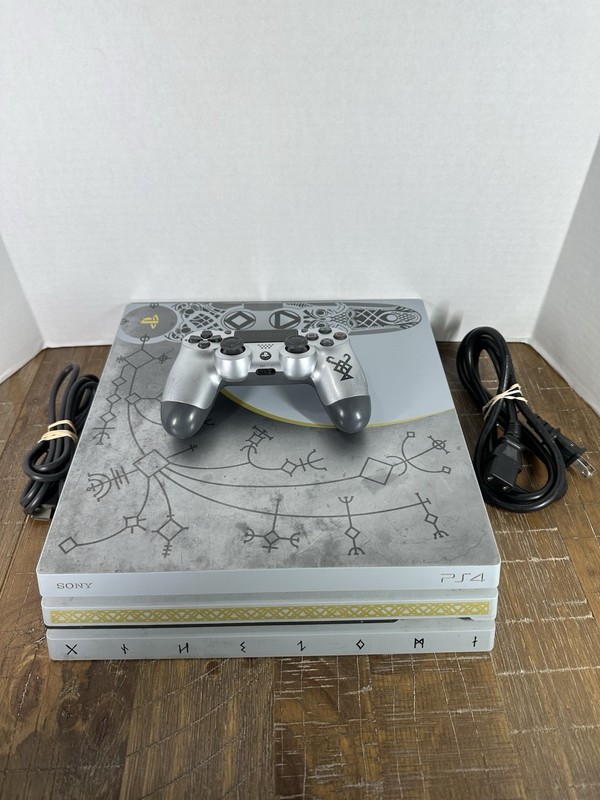 Sony PlayStation 4 PS4 Pro 1TB God of War Limited Edition Console and Controller gallery