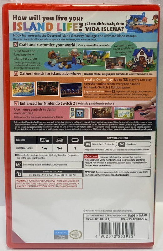 Animal Crossing: New Horizons (Multi-Language) Switch 2 New Game (2026 Sim) gallery