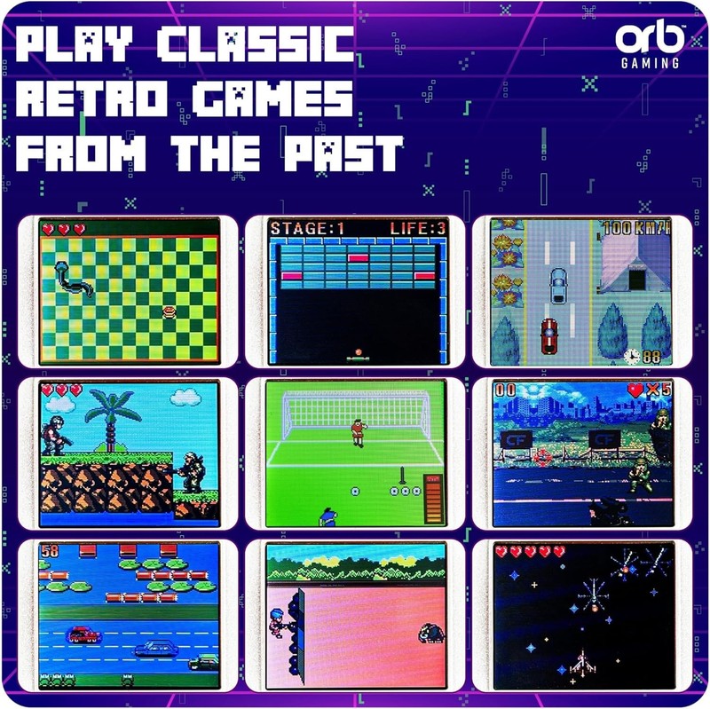 Pixel Go Retro Handheld Console – 150 Classic 8-Bit Games, 1.8" LCD, Portable... gallery