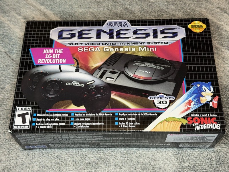 Sega Genesis Mini retro game console authentic BRAND NEW