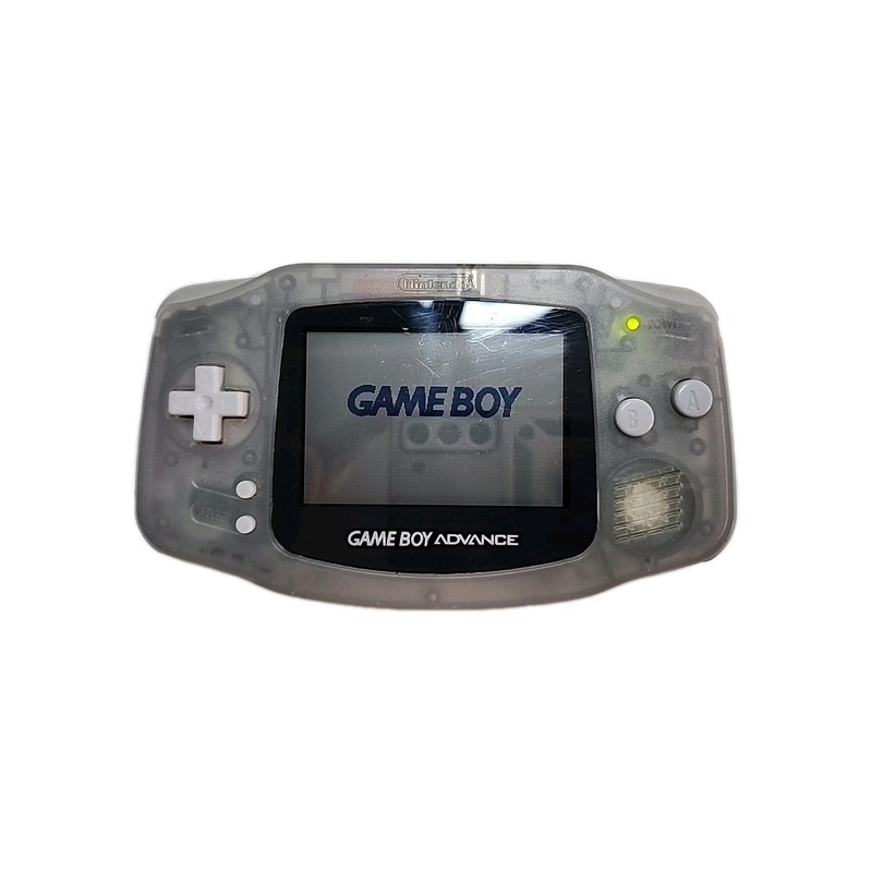 Nintendo Game Boy Advance GBA Clear Glacier AGB-001 - Tested Case With Games gallery