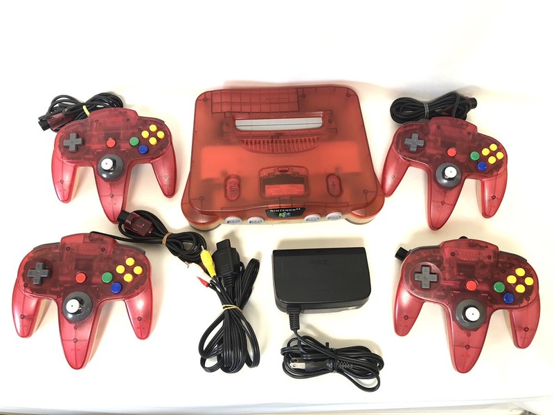 Nintendo 64 console N64 Region Free Smash Brothers Mario Kart include gallery