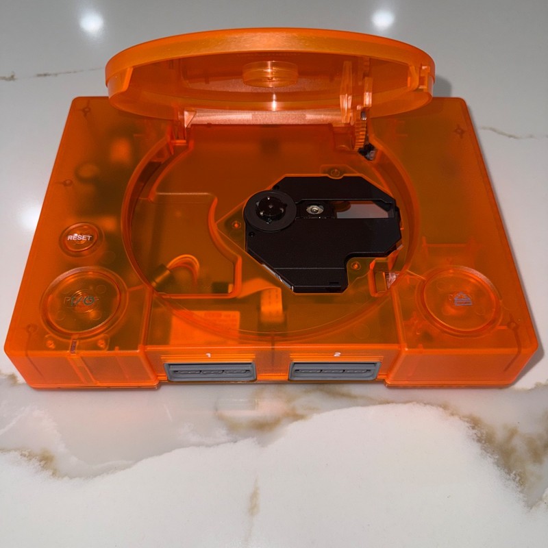 Sony PlayStation 1 Console (SCPH-5501) Bundle – Transparent Orange Clear Shell gallery