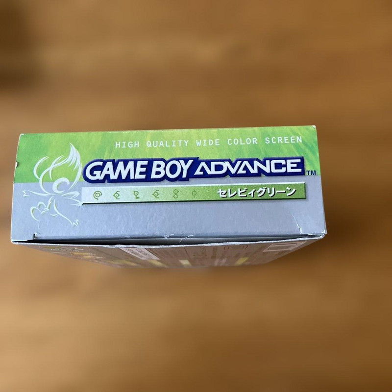 Gameboy Advance CELEBI GREEN Console AGB-001 Boxed Nintendo Japan Used gallery